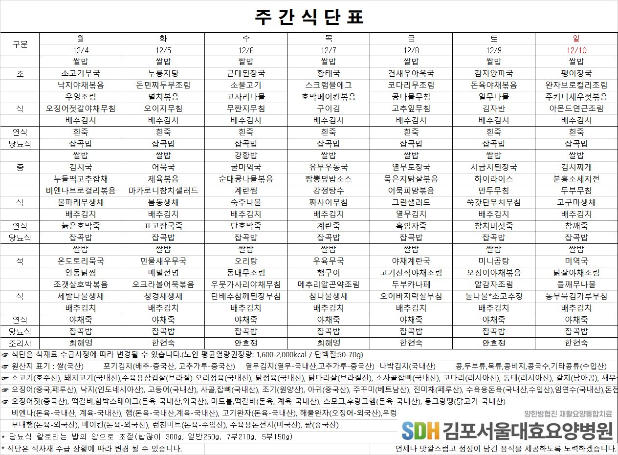 12.04~12.10주간식단표